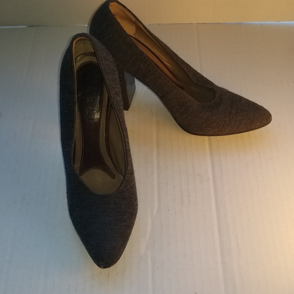 MARNI Grey Wool Pumps 8